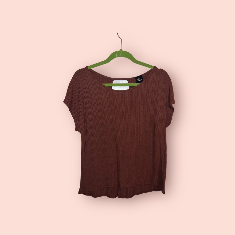 M W5 brown blouse